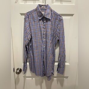 Peter Millar Long Sleeve Button Down - Size Medium